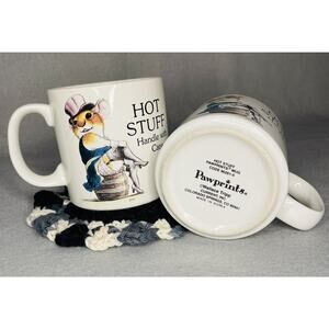 Hot 2pc Stuff Handle With Care Mouse Dancer Coffee Mug Pawprints W. Tripp